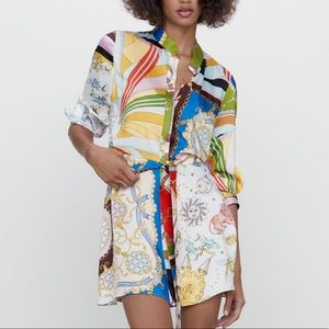 Zara Mini Shirtdress